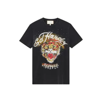 Ed Hardy SS24 T Shirt Men's Black