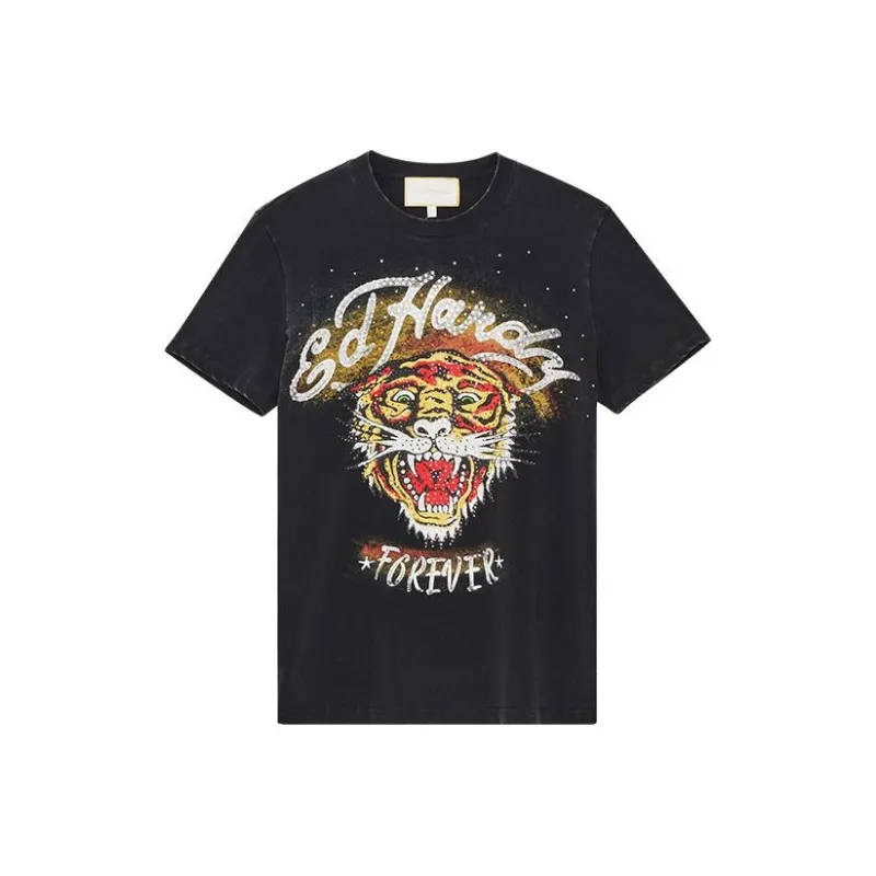 Ed Hardy SS24 T Shirt Men's Black-0