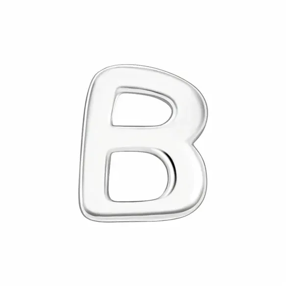 SHK Sterling Silver Stud Earrings Unisex-3