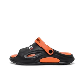 MIIOW Beach Sandals Unisex Black Orange/Beige Brown/White Green/White Black/White Lake Blue