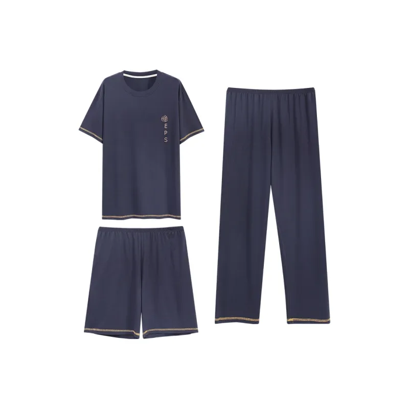 MADALLO Pajama Set Men's Dark Blue-0