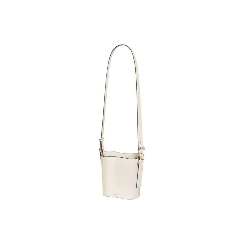 CARTIER Cow Leather Shoulder Bag Mini Unisex Salt White-1