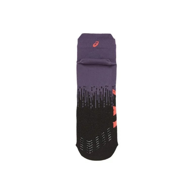 Asics Running Socks Unisex 1 Pack Gray Purple Performance-3