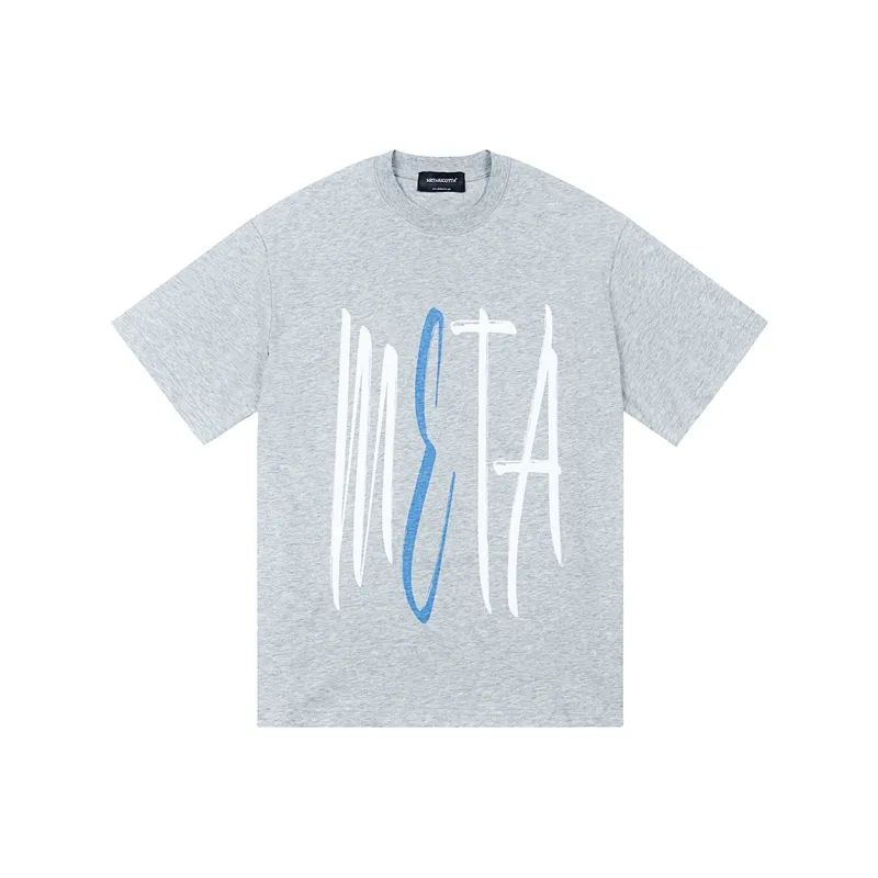 METARICOTTA T-Shirt Unisex Gray-0