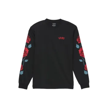 Vans Rose Sleeve Long Sleeve T-Shirt T-Shirt Unisex Black