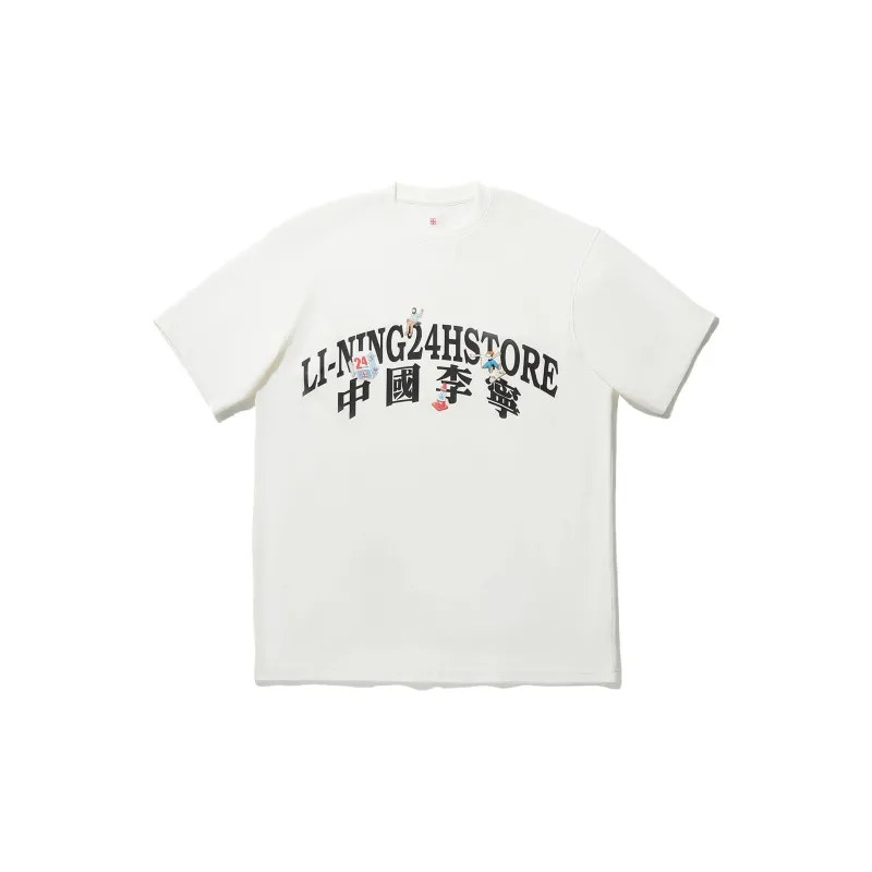 LiNing x Phil Hackett T Shirt Unisex Ivory-0