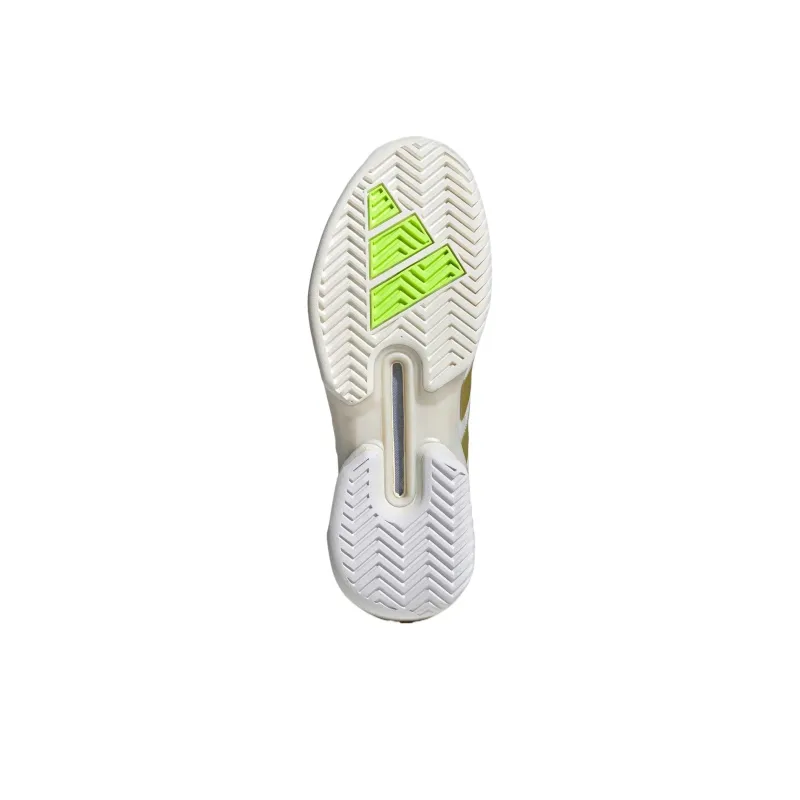 Adidas Adizero Ubersonic 5 Slip Resistant, Abrasion Resistant, Breathable Low Top Tennis Shoes Men's Bright White-5