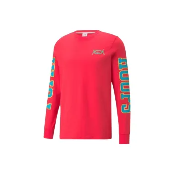 PUMA RICK AND T Shirts Men Red