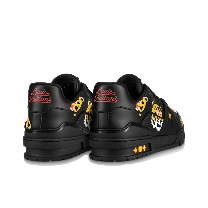 LOUIS VUITTON Lv Trainer Nigo Black Tiger Monogram-3