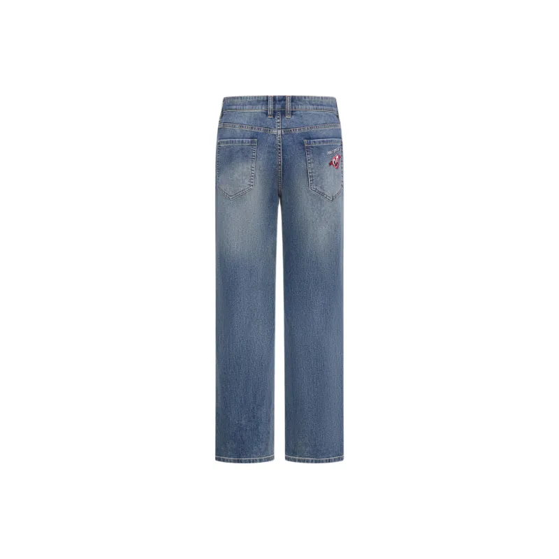 Hattie Stewart X Biyin Leufen Jeans Men 15 Light Blue-1