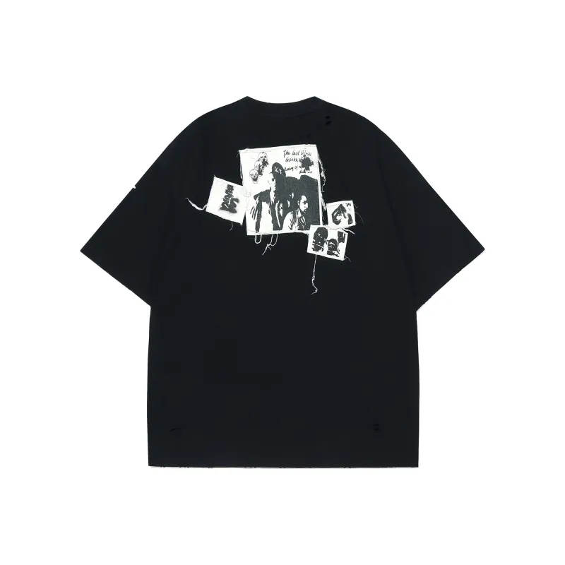 Guuka Short Sleeved T Shirts Men's Black-0