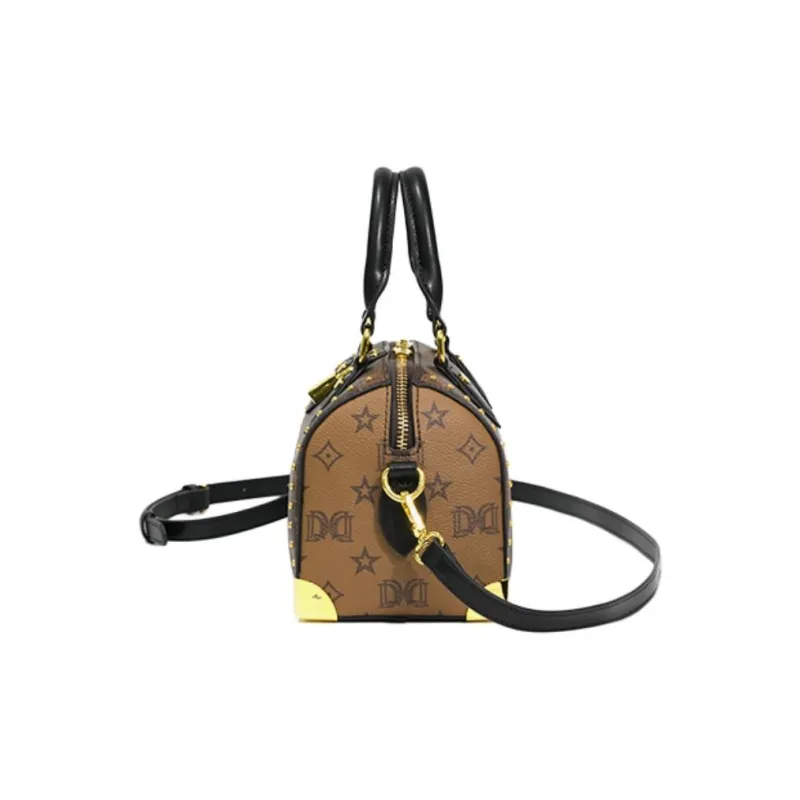 DAPHNE PVC One Shoulder Handbag Medium Size Women's Multicolor-3