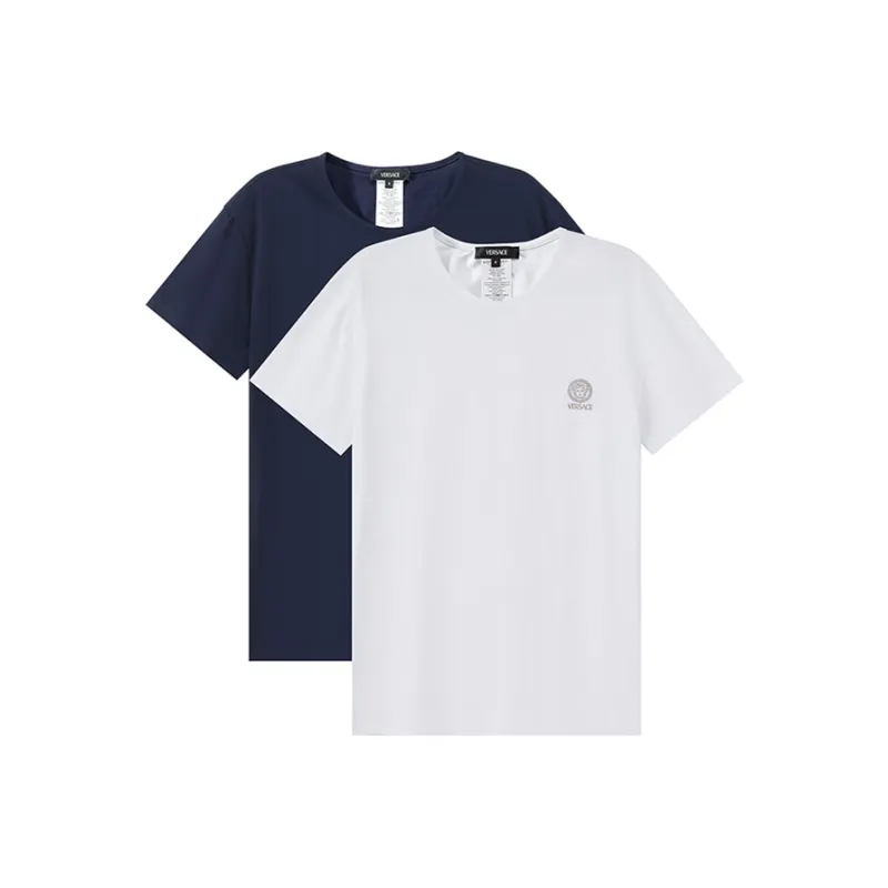VERSACE 2-Pack Crewneck T-Shirts-0