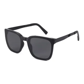NOME TR/Memory Plastic Metal Square Sunglasses Unisex