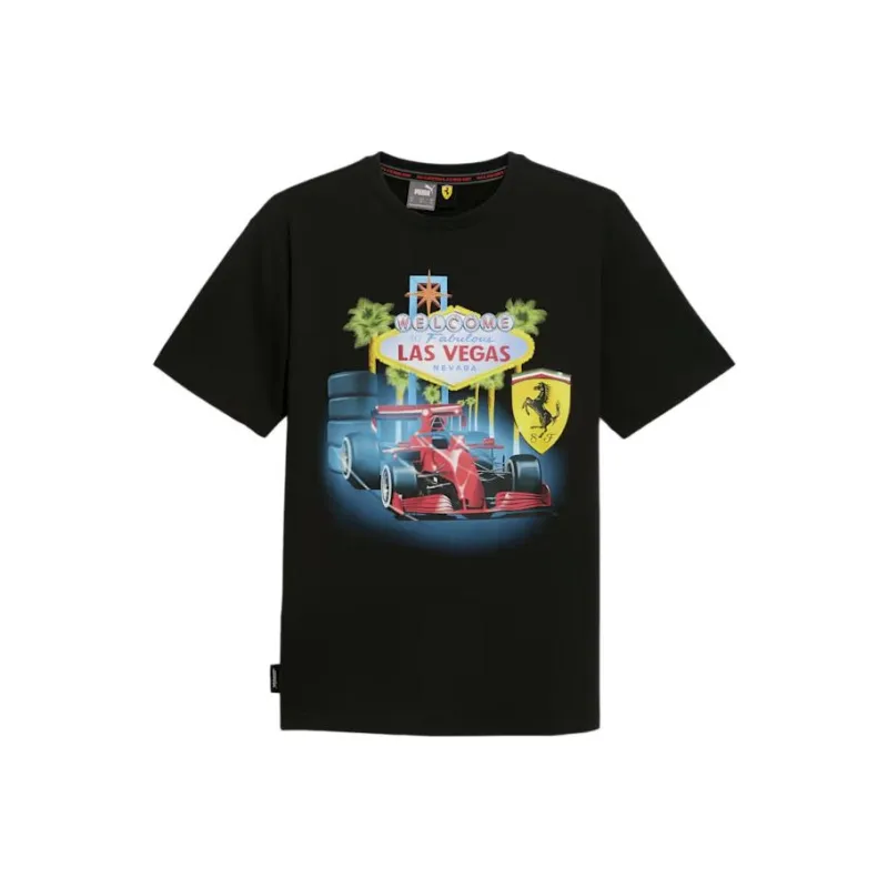 PUMA Scuderia Ferrari T-Shirts Men Black-0