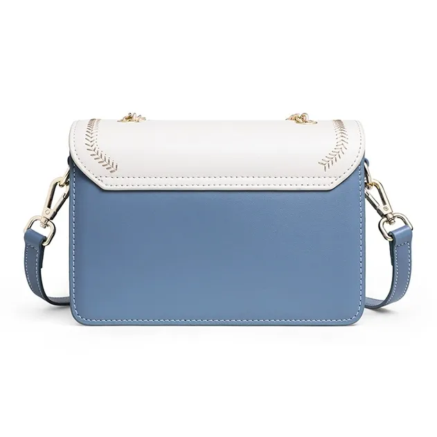 C°BANNER Split Cow Leather With Synthetic Leather Chain Small Square Bag Shoulder Bag Regular Women's Multicolor-8