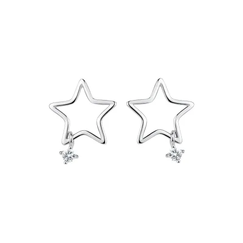 Universe Search S925 Silver Stud Earrings Women's