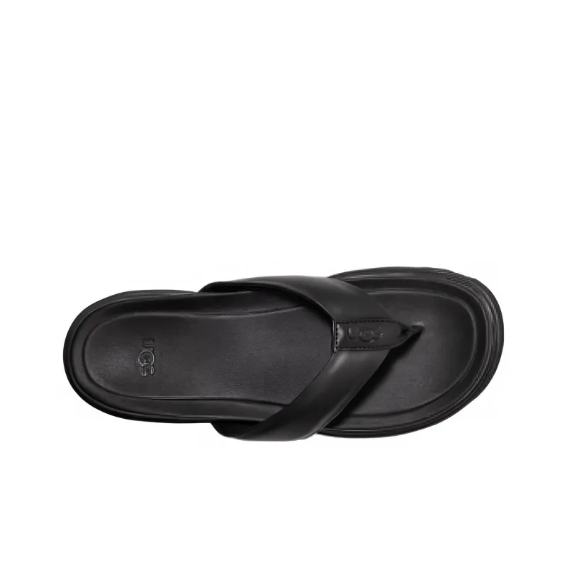 UGG Capitola Flip Sandal Black-2