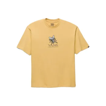 Vans Checker Fly T-Shirts Men Ochre