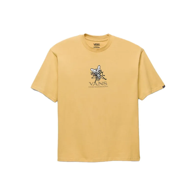 Vans Checker Fly T-Shirts Men Ochre-0