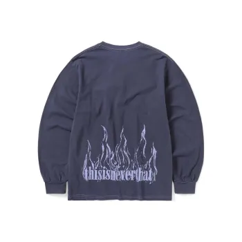 Thisisneverthat Flame Onyx Long Sleeve Tee