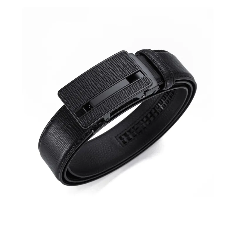 GUSKI Top Grain Cow Leather Belt, Luxury Elegance Belt Men's Width 3.5cm Gift Box Set-0
