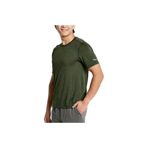 Saucony Stopwatch T Shirts Men Jasper
