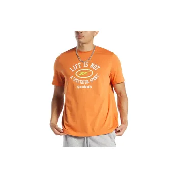 Reebok T-Shirts Men Orange