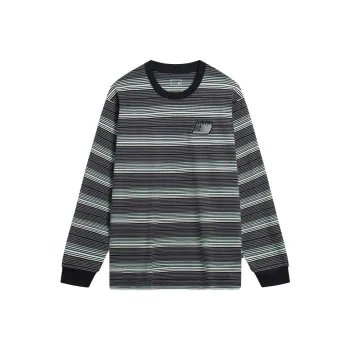 LiNing T Shirts Unisex Black Stripes