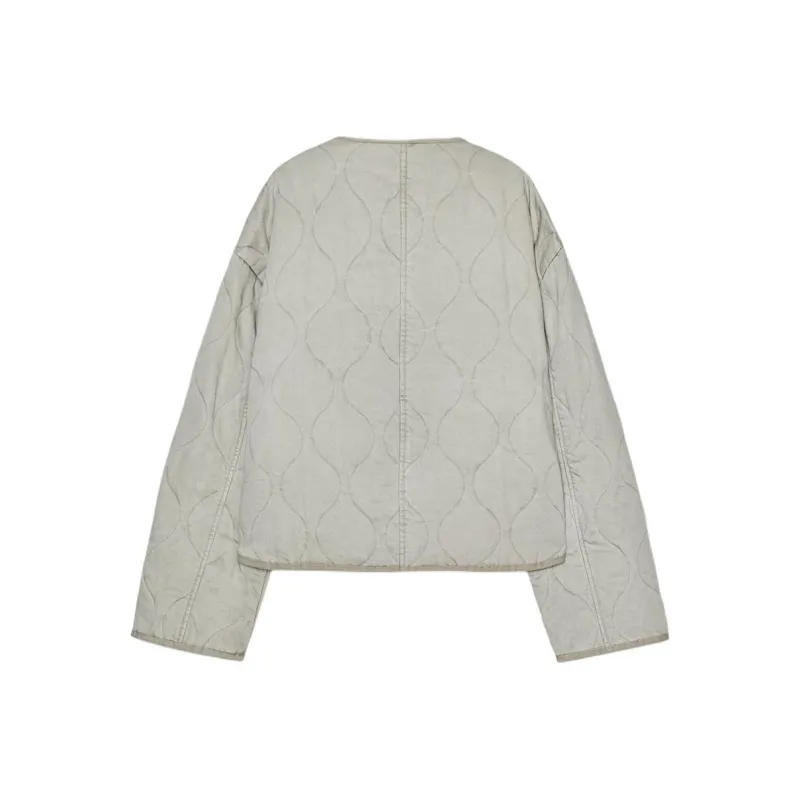 ZARA Puffer Jacket Women's Washed Green-1