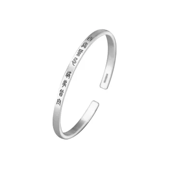 LAA S999 Silver Bangles Women's