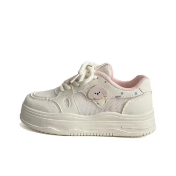 Than Than Me Slip Resistant Height Increasing Low Top Skateboard Shoes Women's