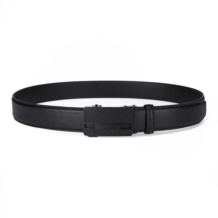 GUSKI Top Grain Cow Leather Belt, Luxury Elegance Belt Men's Width 3.5cm Gift Box Set-4