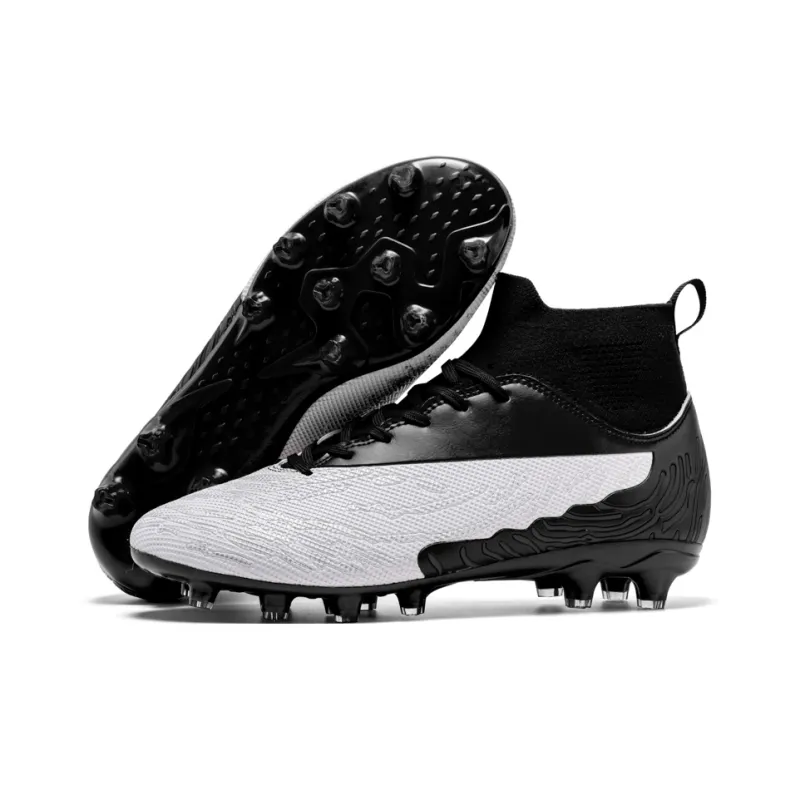 QIUTEXIONG FG Firm Ground Soft Ground Firm Ground Slip Resistant Soccer Shoes Unisex-15