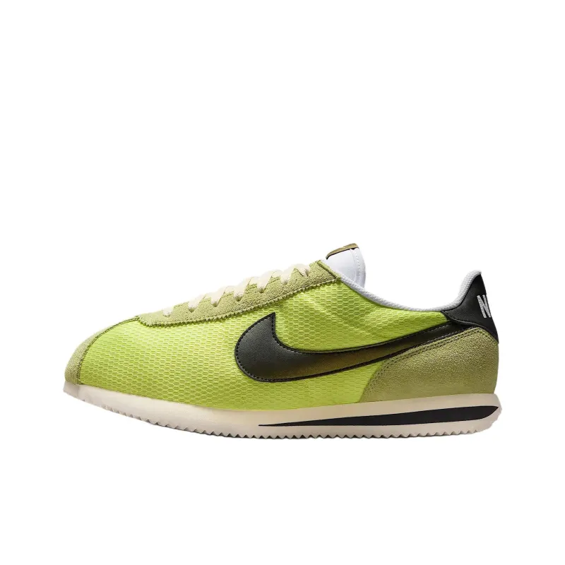 Nike Cortez Textile Anti Slip Wear Resistant Low Top Casual Shoes Men's Green-0