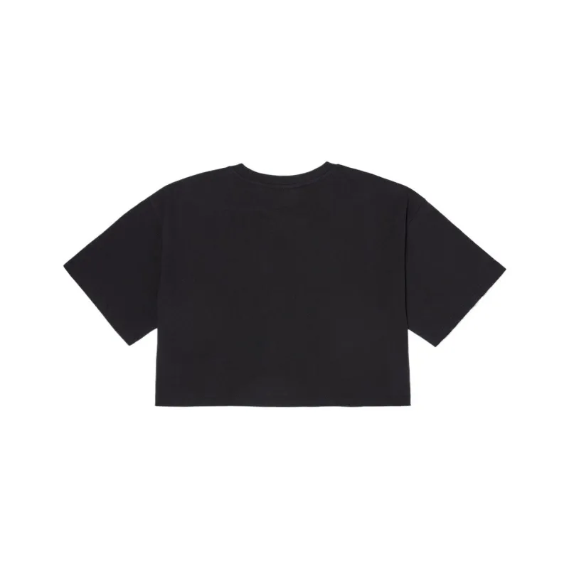 Vans Drop Shoulder Sleeve T Shirt Women's Black-1