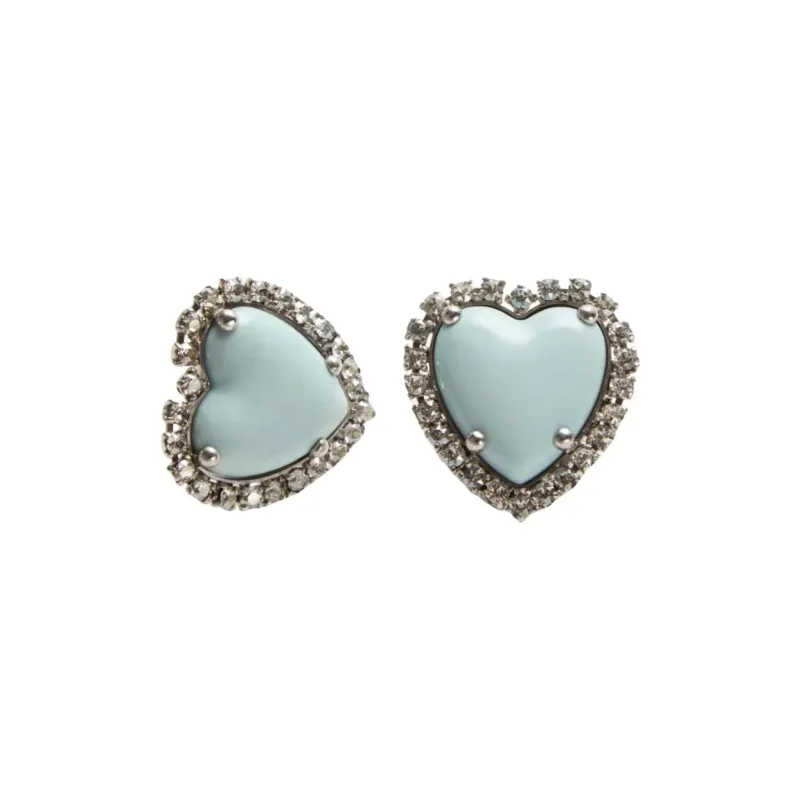 Valentino Coeur Hyperbole Clip on Earrings-1