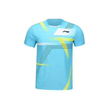 LINING T-Shirts Men Sky Blue