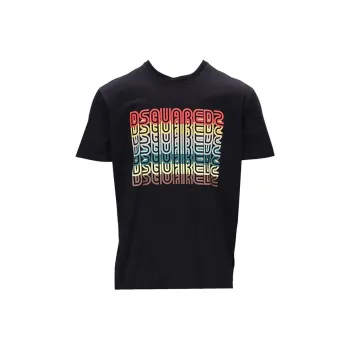 DSQUARED 2 Logo Printed Crewneck T Shirt