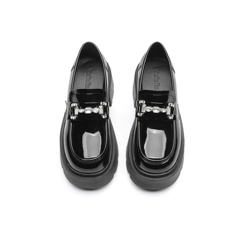 ABIDJAN CNY Snake Year Ruyi Collection Loafers Women's Black-4