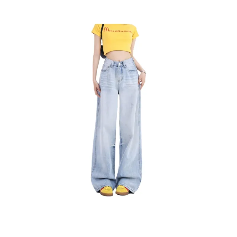 Ordifen Jeans Women's Light Blue-2
