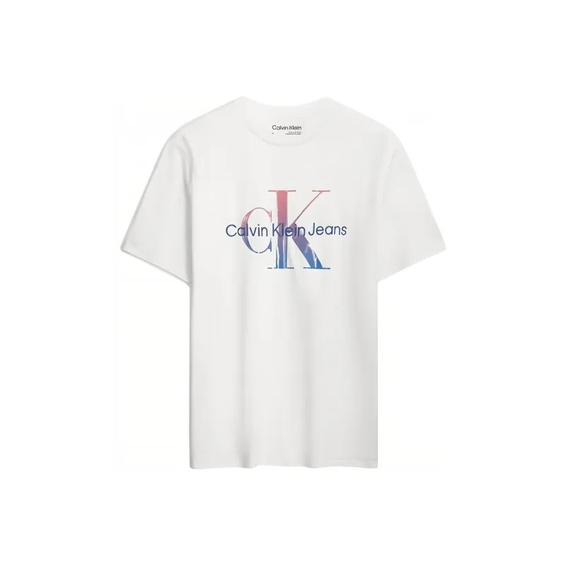 CALVIN KLEIN T Shirt Men's Moon White-0