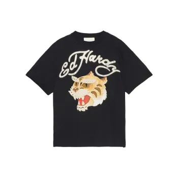 Ed Hardy FW23 T Shirt Men's Black