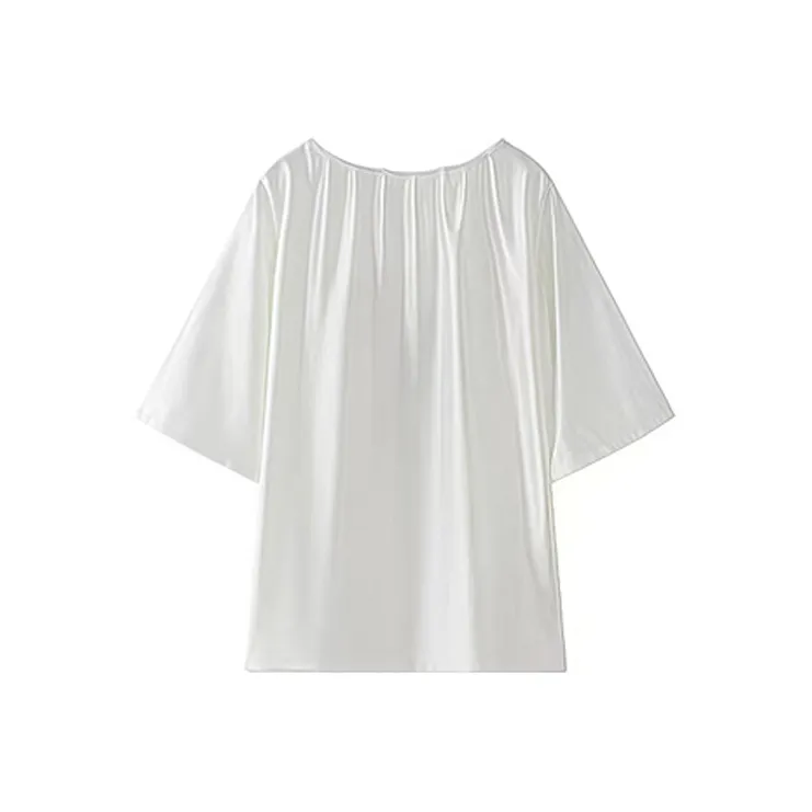 KYKW Drop Shoulder Sleeve T Shirt Women's White-1