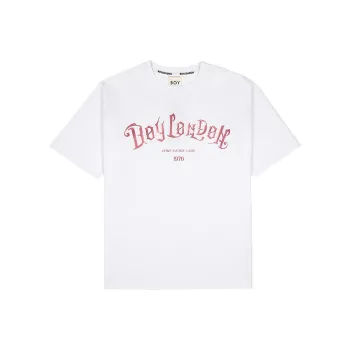Boy London Drop Shoulder Sleeve T Shirt Unisex White