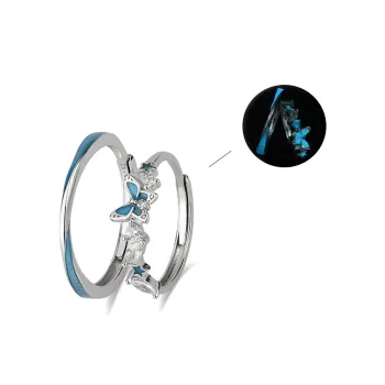 CANHUI S999 Fine Silver Rings Unisex