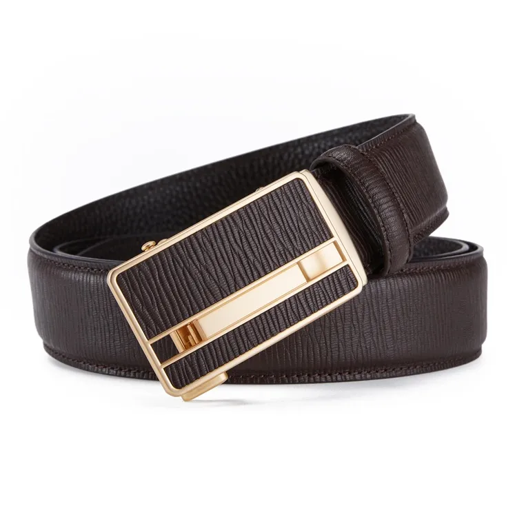 GUSKI Top Grain Cow Leather Belt, Luxury Elegance Belt Men's Width 3.5cm Gift Box Set-13