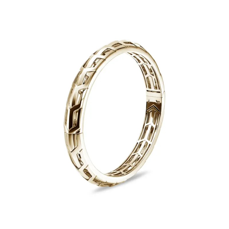 John Hardy 14K Yellow Gold Iconic 50 Bangle-1