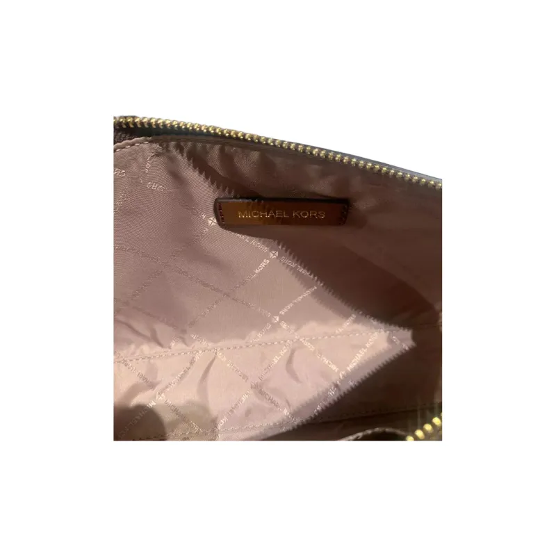 MICHAEL KORS PVC Shoulder Bag Women's Brown-6
