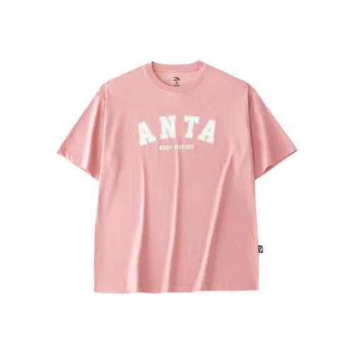 Anta Life Collection T Shirt Men's Rain Butterfly Pink